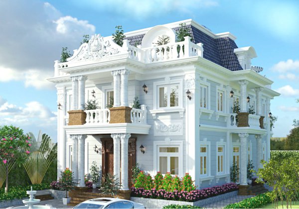 BIỆT THỰ TÂN CỔ 225M2 – 3 TẦNG