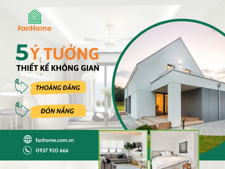 5 Ý tưởng thiết kế nhà ở giúp không gian luôn thông thoáng đón ánh nắng